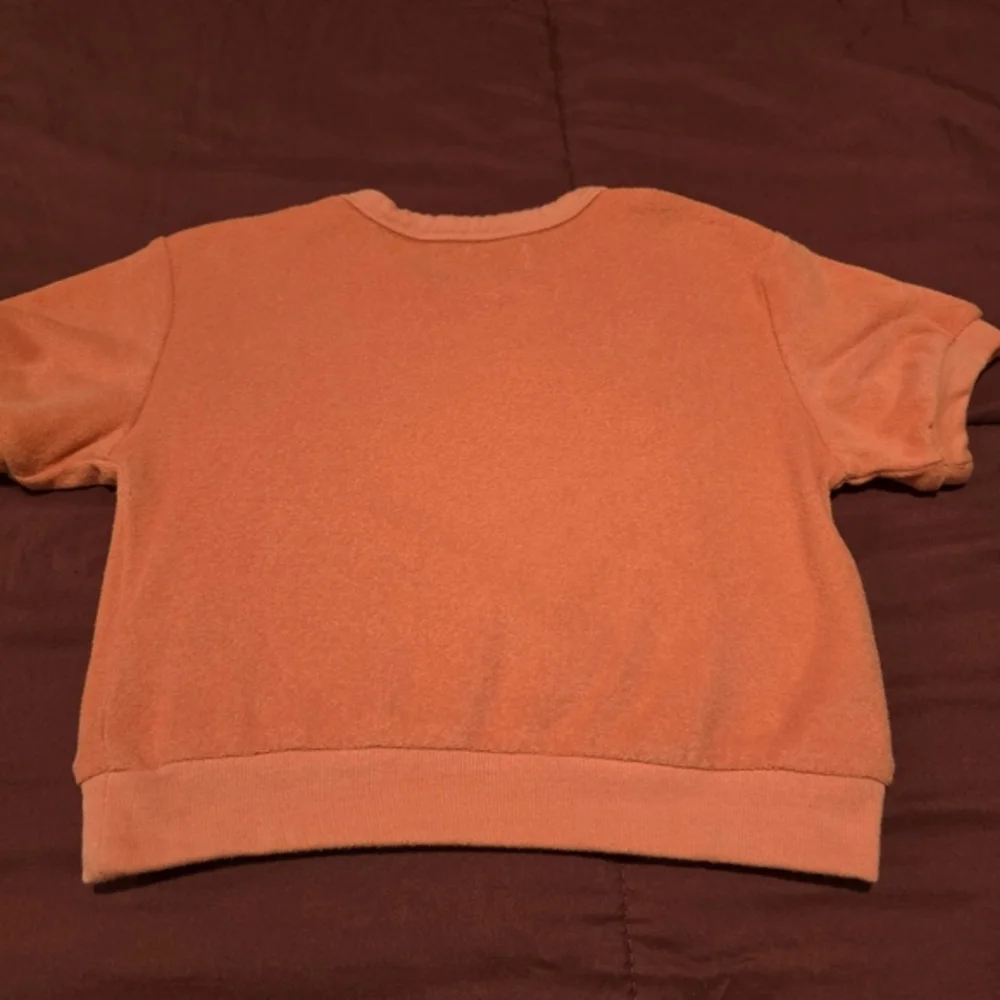 Free Assembly Girl's Terry Cloth Cropped Tee & Shorts 2 Piece Set Size 4/5 XS‎